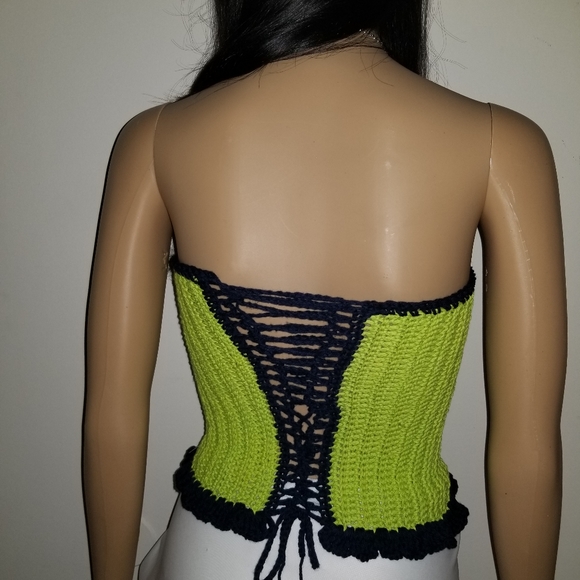 Crochet corset top - Picture 8 of 9